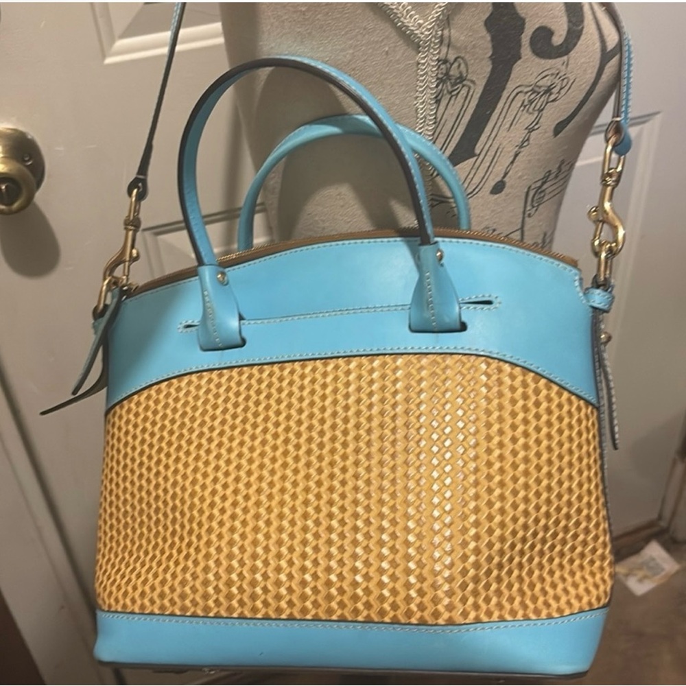Dooney & Bourke Beacon Woven Domed Satchel - Picture 4 of 12